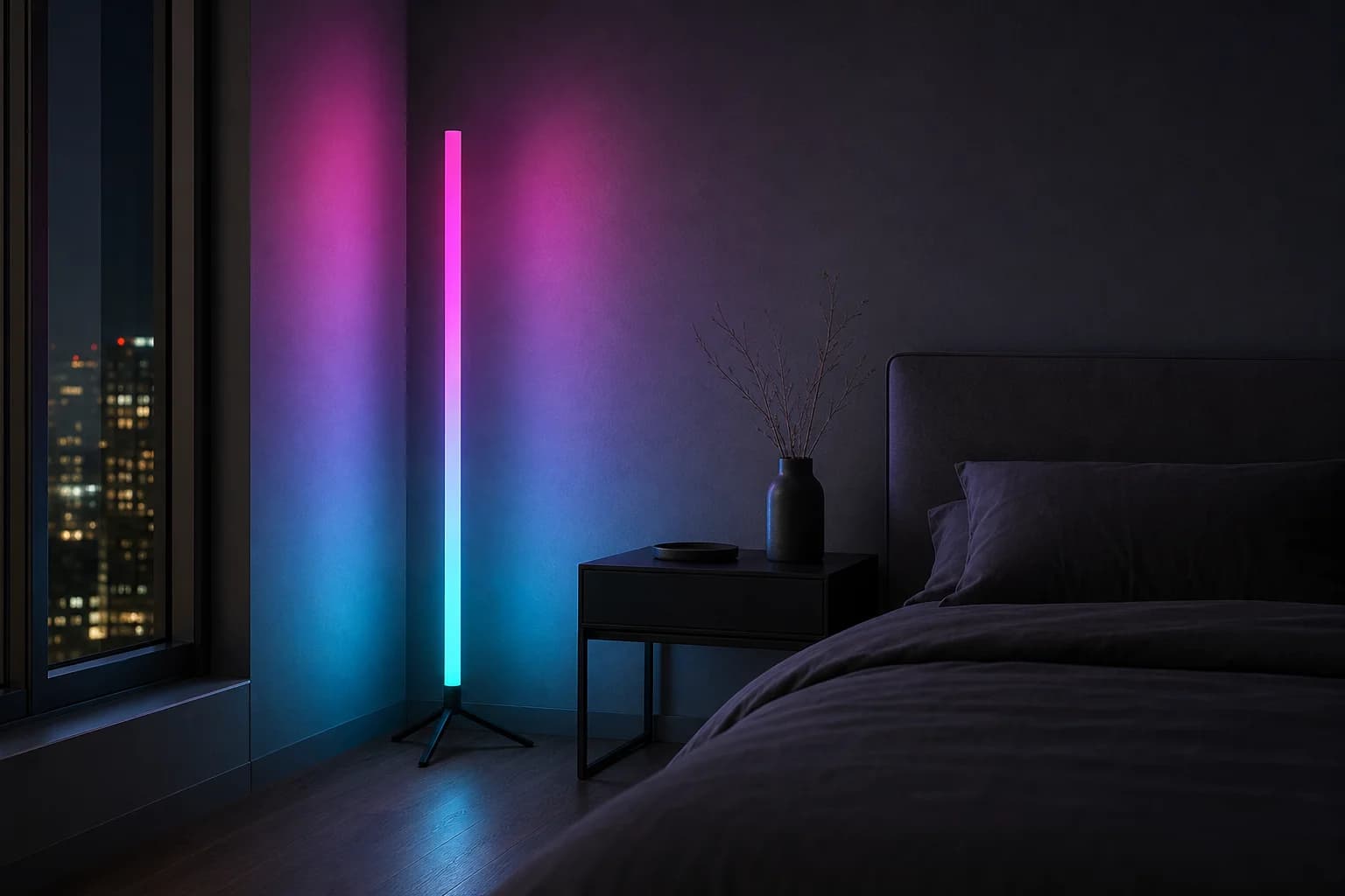 Bedroom lighting scene